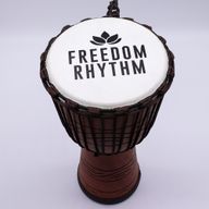 Velký Profesionální Djembe Buben - Freedom Rhythm (vysoký) - 50cm (22cm průměr)