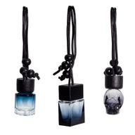 Černá Lahvička - Difuzér do Auta - Visící - 8ml - (3 různé designy x 4)