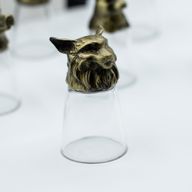 Dárková Sada 12 Panáků Bottom Up (25ml) - Lesní & Mystické Bytosti - Starožitný Bronz