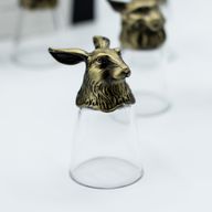Dárková Sada 12 Panáků Bottom Up (25ml) - Lesní & Mystické Bytosti - Starožitný Bronz