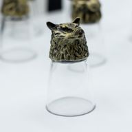Dárková Sada 12 Panáků Bottom Up (25ml) - Lesní & Mystické Bytosti - Starožitný Bronz