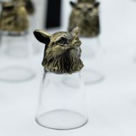 Dárková Sada 12 Panáků Bottom Up (25ml) - Lesní & Mystické Bytosti - Starožitný Bronz