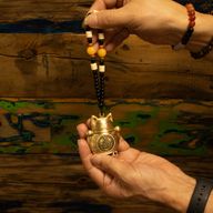 Závěsný Feng Shui Talisman - Šťastná Kočka