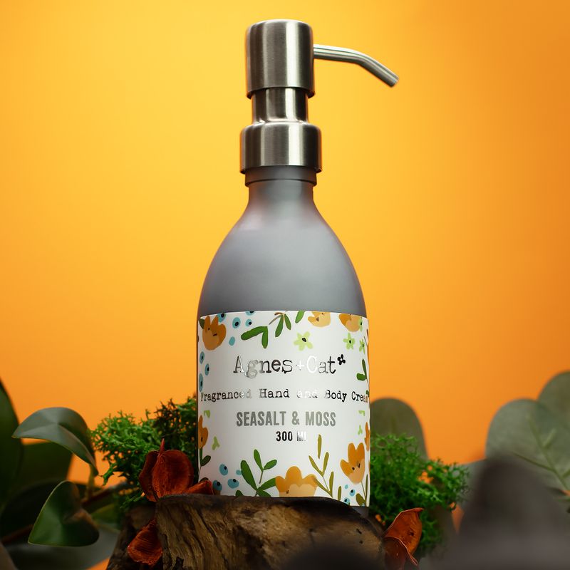 Krém na Ruce & Tělo - Mořská Sůl a Mech - 300ml