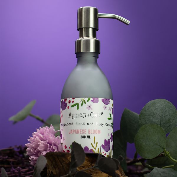 Krém na Ruce & Tělo - Japonská Květina - 300ml
