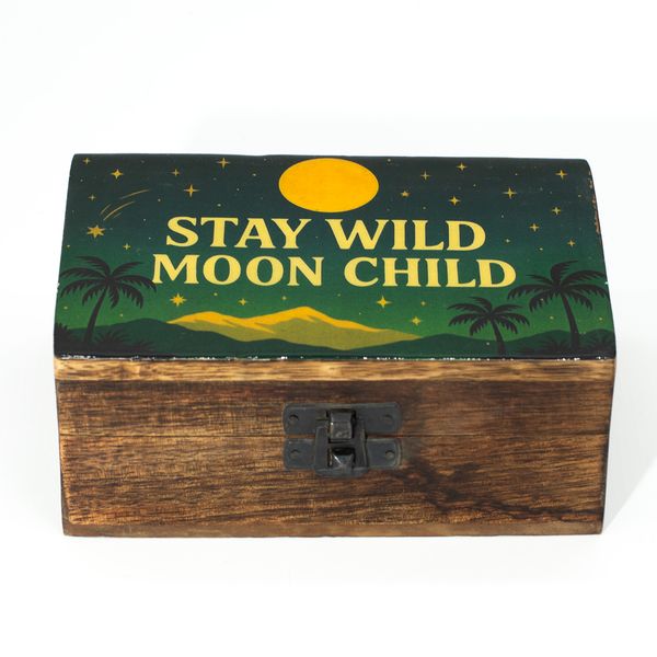 Střední Krabička s Glazurou  - Stay Wild Moon Child