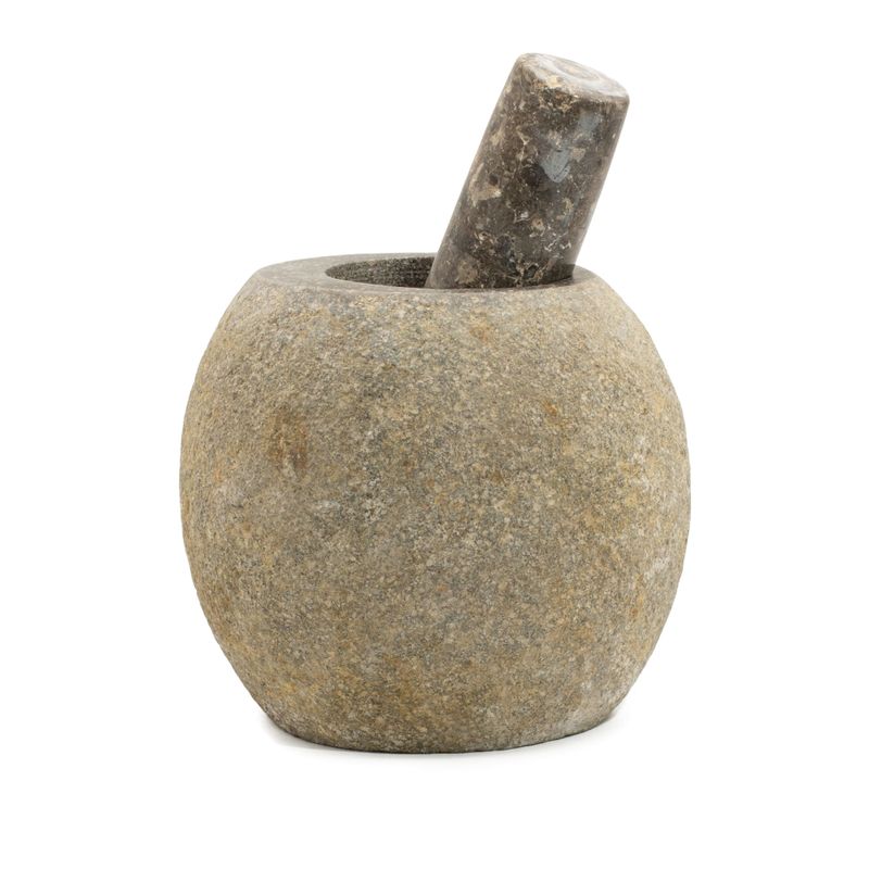 Hmoždíř z Přírodního Říčního Kamene - Velký (cca 15x12cm)