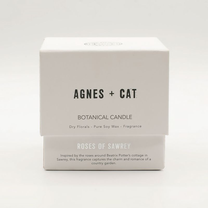 Agnes & Cat Botanická Sójová Svíčka - Růže Sawrey