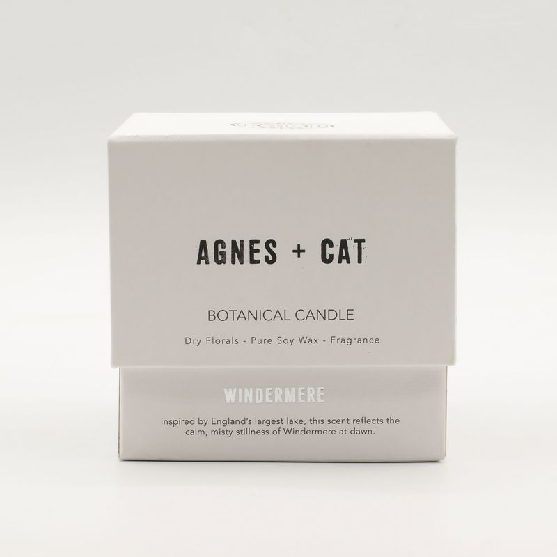 Agnes & Cat Botanická Sójová Svíčka - Tiché Vody Windermere