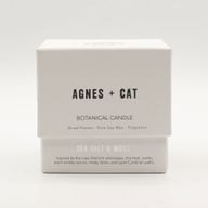 Agnes & Cat Botanická Sójová Svíčka - Mořská Sůl & Mech