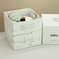 Agnes & Cat Botanická Sójová Svíčka - Mořská Sůl & Mech