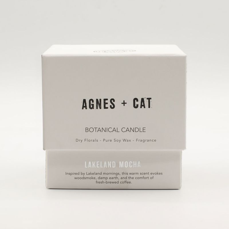 Agnes & Cat Botanická Sójová Svíčka - Lakeland Mocha