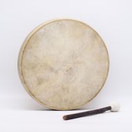 Duch Vlka - Shamanský Buben & Palička - Laditelý - 40cm