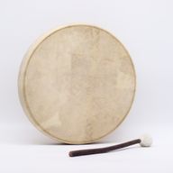 Duch Medvěda - Shamanský Buben & Palička - Laditelý - 40cm