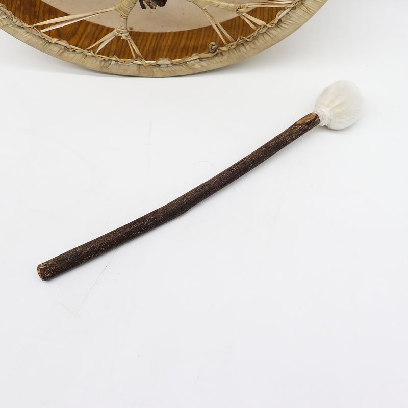 Duch Medvěda - Shamanský Buben & Palička - Laditelý - 40cm