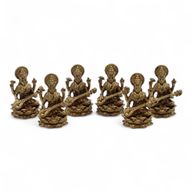 Mosazní Miniaturní Sošky Bohů - Sarswati (22gms)  - 34mm