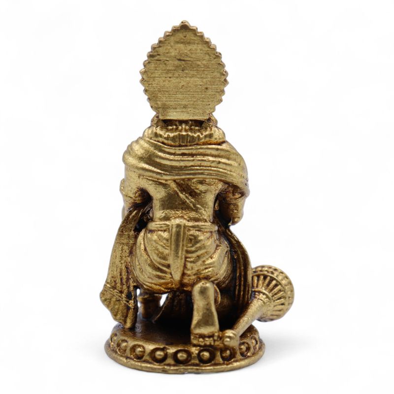 Mosazní Miniaturní Sošky Bohů - Hanuman (30gms)  - 36mm