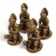 Mosazní Miniaturní Sošky Bohů - Hanuman (30gms)  - 36mm