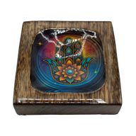 Střední Set Smaltovaných Táců - Hamsa