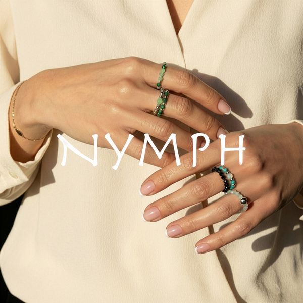 Nymfa – Sady prstenů s drahokamy inspirované přírodou