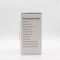 Mini Dvojitý Reproduktor - Retro Gramofón - Bluetooth & FM Rádio