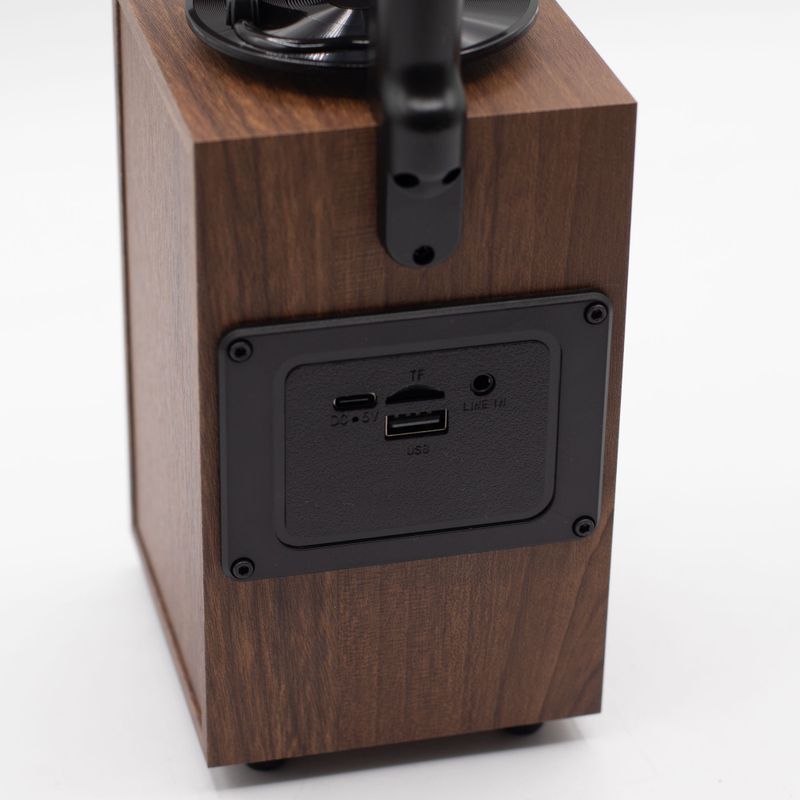 Mini Reproduktor - Vysoký Retro Gramofón (Extra Hlasitý) - Bluetooth & FM Rádio