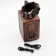 Mini Reproduktor - Vysoký Retro Gramofón (Extra Hlasitý) - Bluetooth & FM Rádio