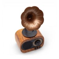 Mini Reproduktor - Retro Gramofon - Bluetooth & FM Rádio