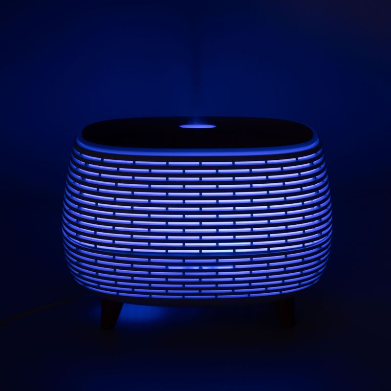 Aroma Difuzér - Futuristické Žebrování - Změna Barvy - Dálkové Ovládání
