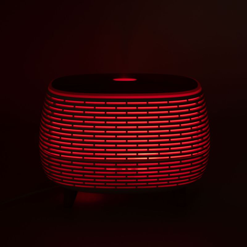 Aroma Difuzér - Futuristické Žebrování - Změna Barvy - Dálkové Ovládání