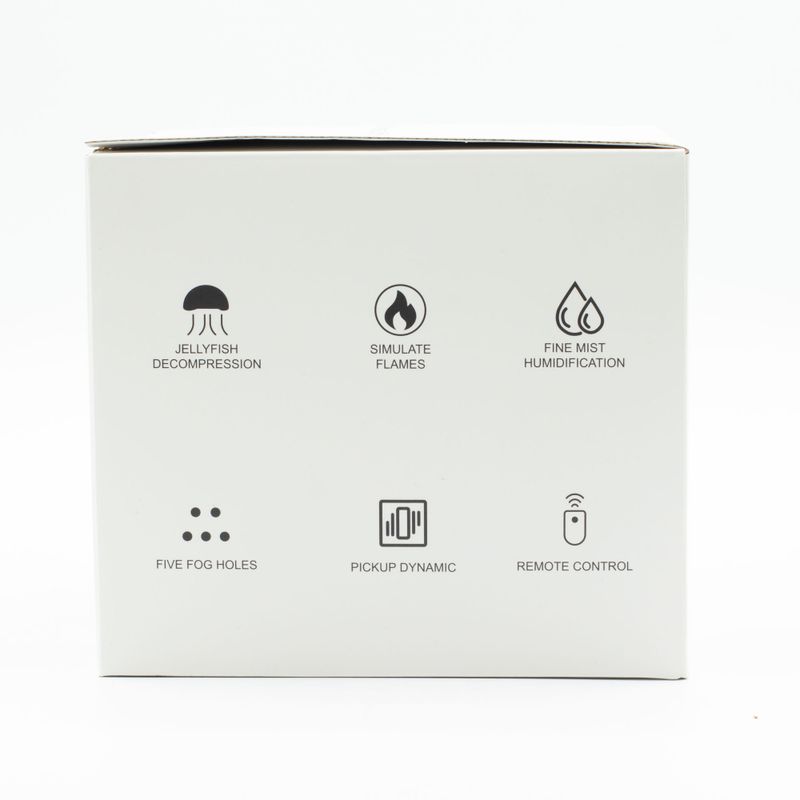 Aroma Difuzér - Efekt Nadýchané Tančící Medúzy - USB - Změna Barvy - Dálkové Ovládání