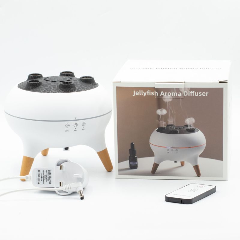 Aroma Difuzér - Efekt Nadýchané Tančící Medúzy - USB - Změna Barvy - Dálkové Ovládání