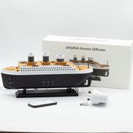 Aroma Difuzér - Model Titanic - Efekt Obláčku - USB - Změna Barvy - Dálkové Ovládání