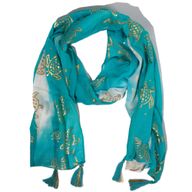Nomad Sari  - Letní Šátek -  180x50cm - Želva - Tyrkysová