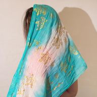 Nomad Sari  - Letní Šátek -  180x50cm - Želva - Tyrkysová