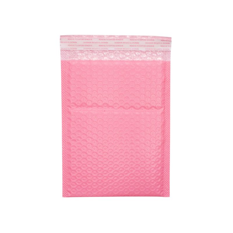 Růžová Polyetylénová Bublinková Obálka (180x230+40mm)
