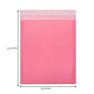 Růžová Polyetylénová Bublinková Obálka (260x300+40mm)