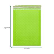 Zelená Polyetylénová Bublinková Obálka (180x230+40mm)