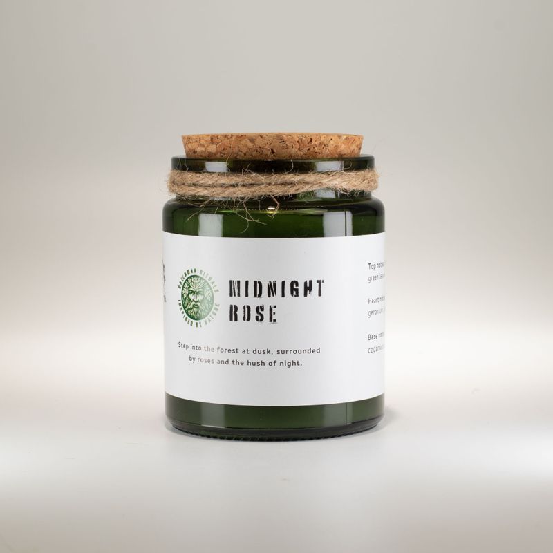 Woodwick sojová svíčka - Půlnoční růže