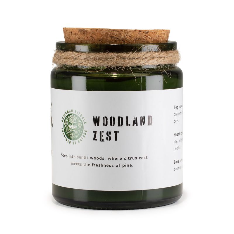 Woodwick Sójová svíčka - Lesní svěžest