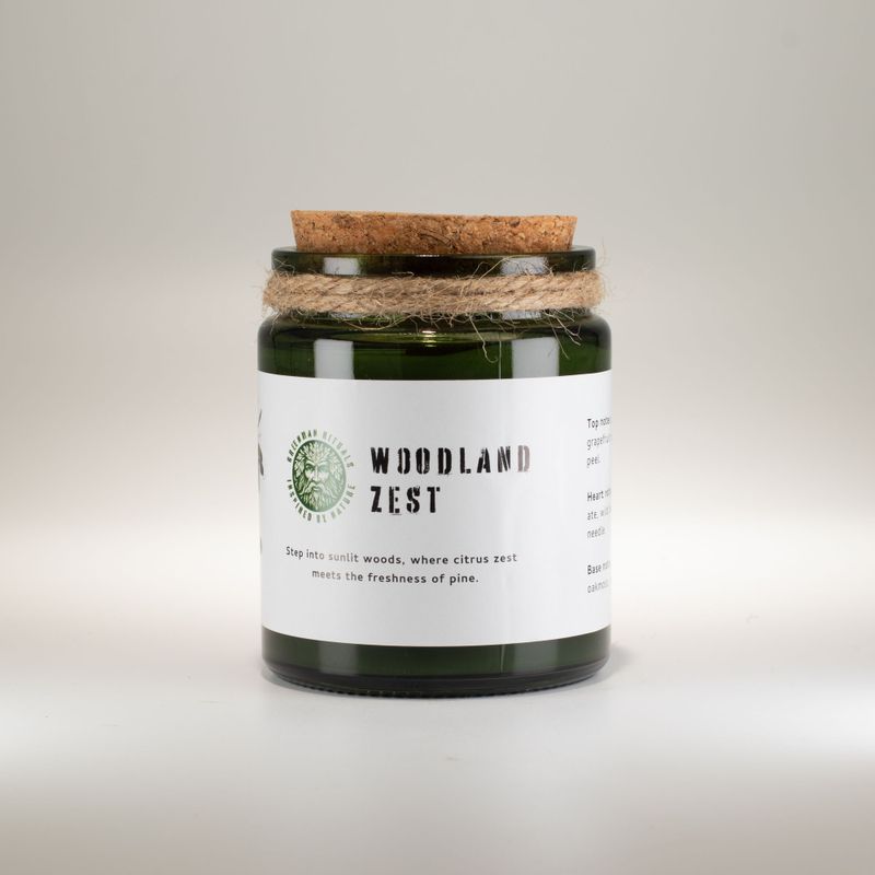 Woodwick Sójová svíčka - Lesní svěžest