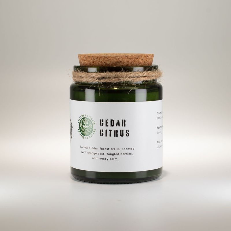 Woodwick sojová svíčka - Cedar Citrus