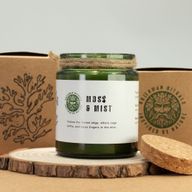 Woodwick sojová svíčka - Moss & Mist