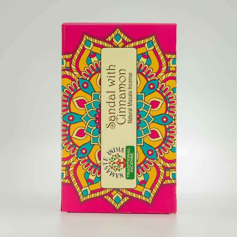 Vonné Tyčinky Namaste Mandala Masala - Santalové Dřevo a Skořice
