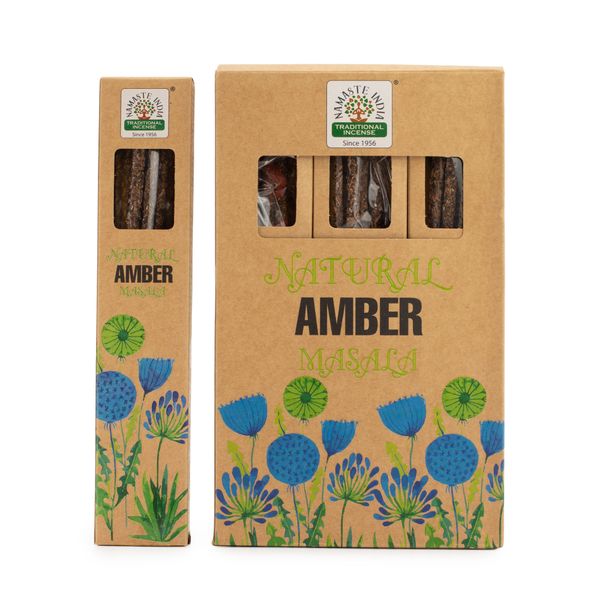Přírodní Botanické Vonné Tyčinky Masala - Jantar