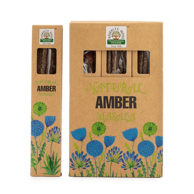 Přírodní Botanické Vonné Tyčinky Masala - Jantar