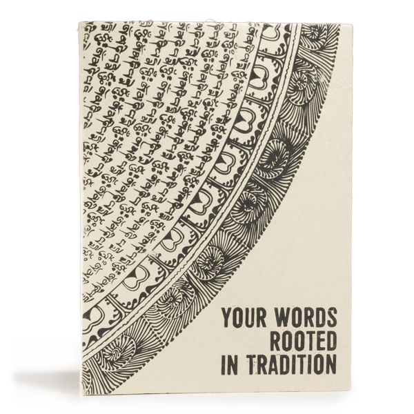 Velký Lokta Zápisník Inspirace  (21x15cm) - 45 listů - Your Words - inc bookmark
