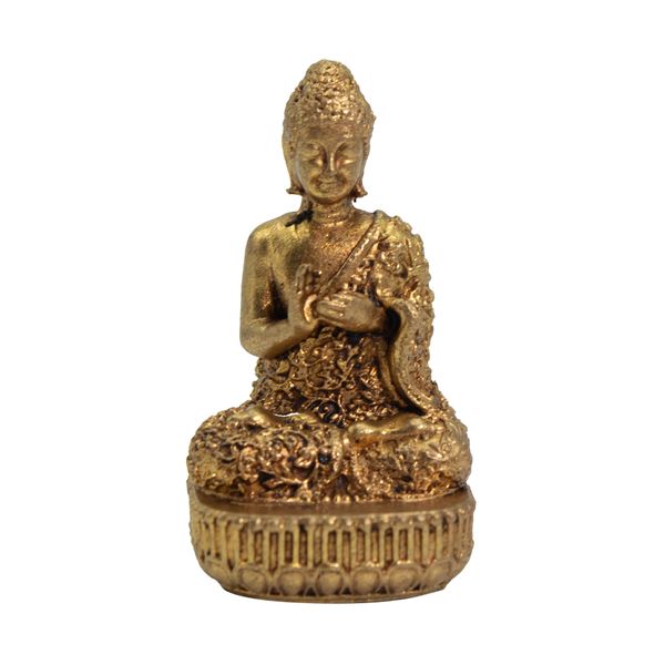 Mosazní Miniaturní Sošky Bohů - Buddha (60gms) - 48mm