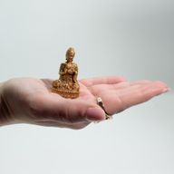 Mosazní Miniaturní Sošky Bohů - Buddha (60gms) - 48mm