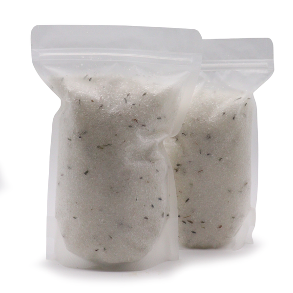 Levandulová Aromaterapeutická Epsomská Sůl do Koupele - Dobrý Spánek 800g - Bez Etikety